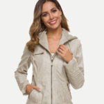 Women's Faux Leather Jacket Casual Fall Winter Short Coat Regular Fit Warm Chic & Modern Jacket Long Sleeve Solid Color Zipp