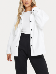 Women's Jacket Daily Going out Fall & Winter Regular Coat Shirt Collar Regular Fit Streetwear Jacket Long Sleeve Solid Color